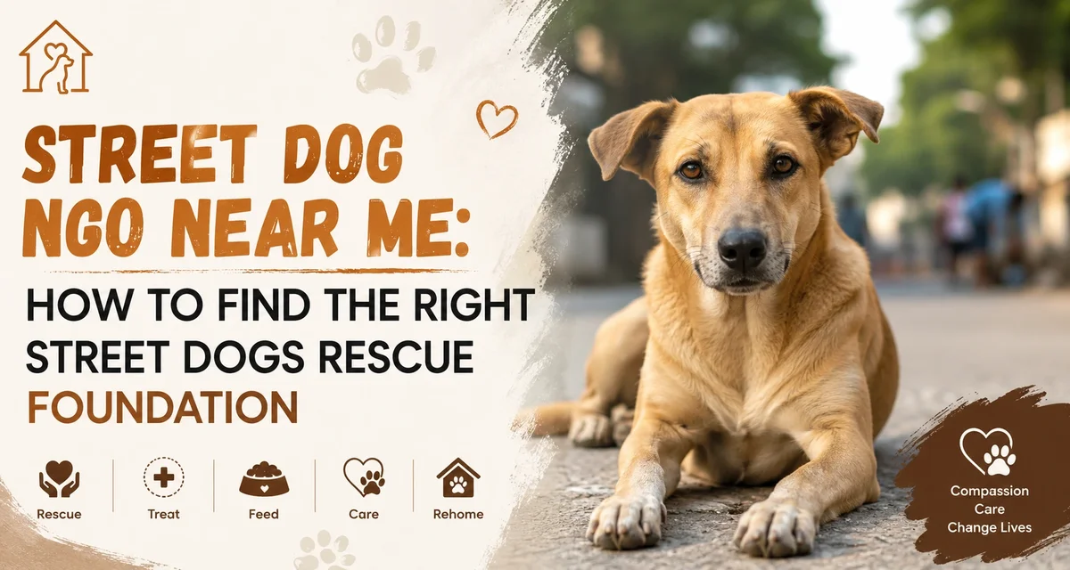 Street Dog NGO Near Me: How to Find the Right Street Dogs Rescue Foundation