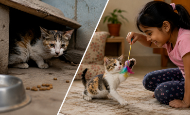 Misty’s Miracle — From Hiding in Fear to Sleeping in Someone’s Arms